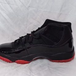 Alternative view of Air Jordan 11 “72-10” Bred Custom Shoes Sneakers