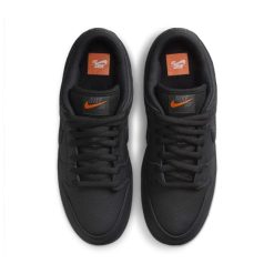 Alternative view of SB Dunk Low Pro ISO Triple Black Shoes Sneakers