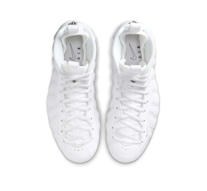 Air Foamposite One Triple White Shoes Sneakers - Image 6