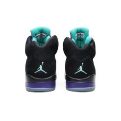 Alternative view of Air Jordan 5 Black Grape Shoes Sneakers