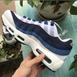 Alternative view of Air Max 95 White Slate Blue Shoes Sneakers