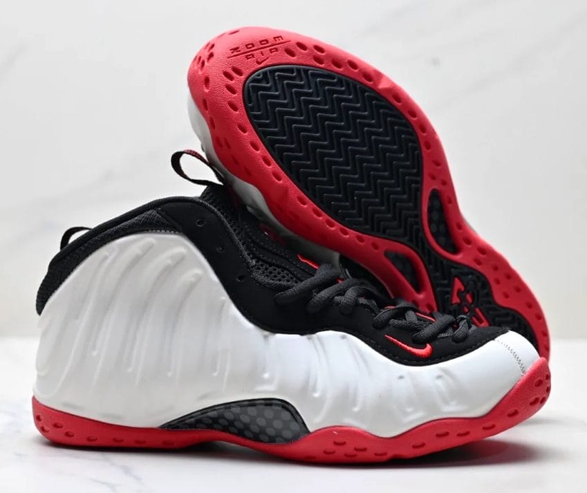 Air Foamposite One Red White Black Shoes Sneakers – nk0004546 - Image 10