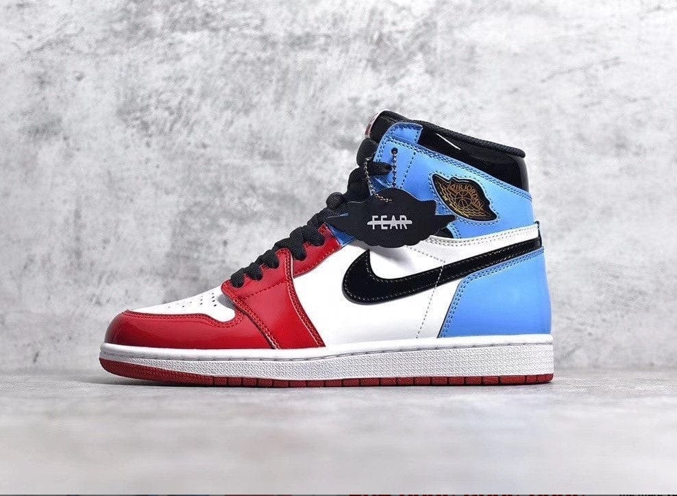 Air Jordan 1 Retro High Fearless UNC Chicago Shoes Sneakers - Image 4