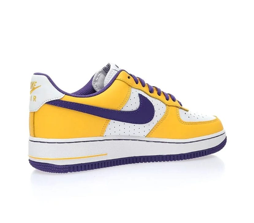Kobe Bryant x AF 1 Low White Purple Yellow Shoes Sneaker - Image 8