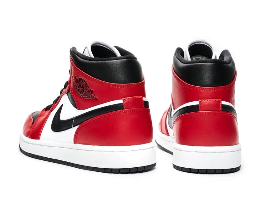 Air Jordan 1 Mid Chicago Toe Shoes Sneakers - Image 9