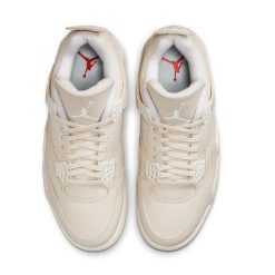 Alternative view of Air Jordan 4 Retro Blank Canvas Shoes Sneakers
