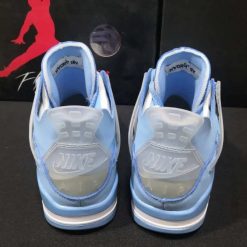 Alternative view of OW x AJ 4 Ice Blue Shoes Sneakers