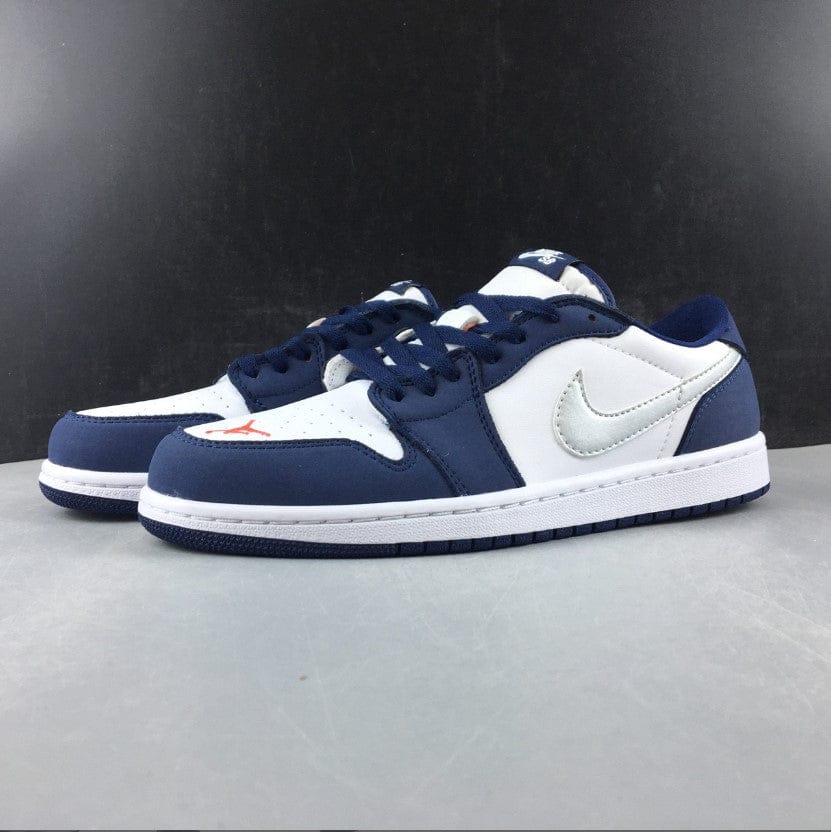 Alternative view of Air Jordan 1 Low SB Midnight Navy Shoes Sneakers