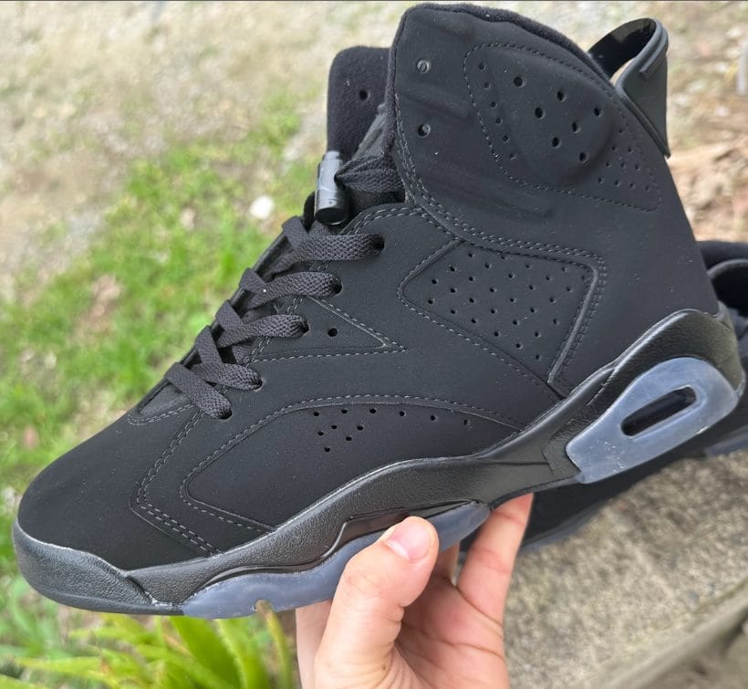 Air Jordan 6 Triple Black Shoes Sneakers - Image 2