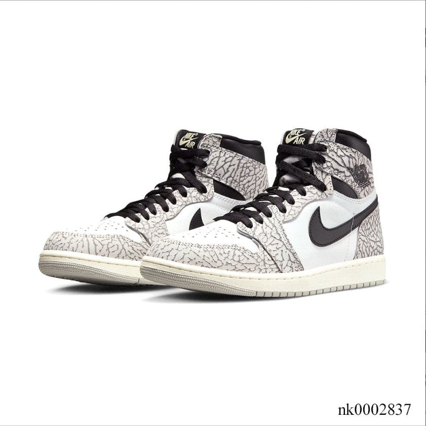 Air Jordan 1 High OG Elephant Print Shoes Sneakers - Image 4