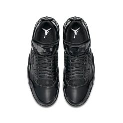 Alternative view of Air Jordan 4 Retro 11Lab4 Black Patent Leather Shoes Sneakers