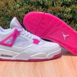 Alternative view of Air Jordan 4 Hyper Violet Shoes Sneakers