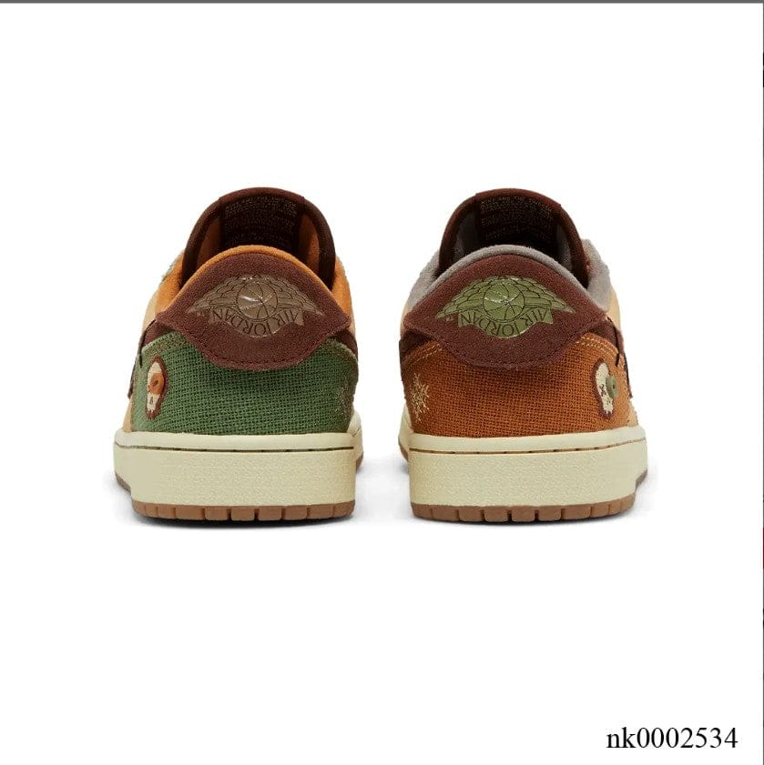 Zion Williamson x Air Jordan 1 Low OG Voodoo Shoes Sneakers - Image 3