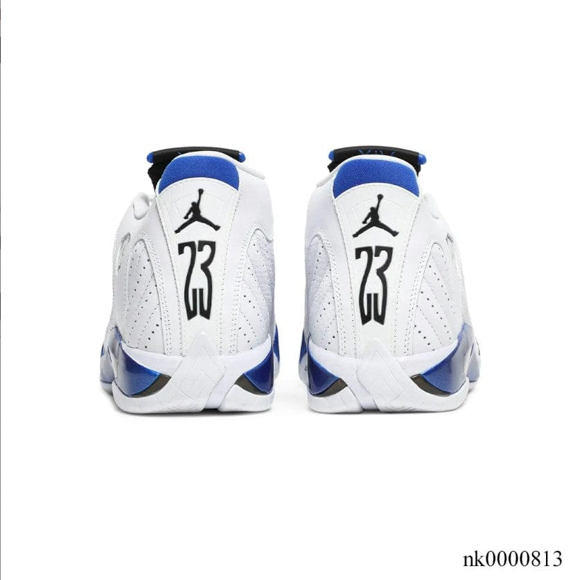 Alternative view of Air Jordan 14 Hyper Royal Shoes Sneakers