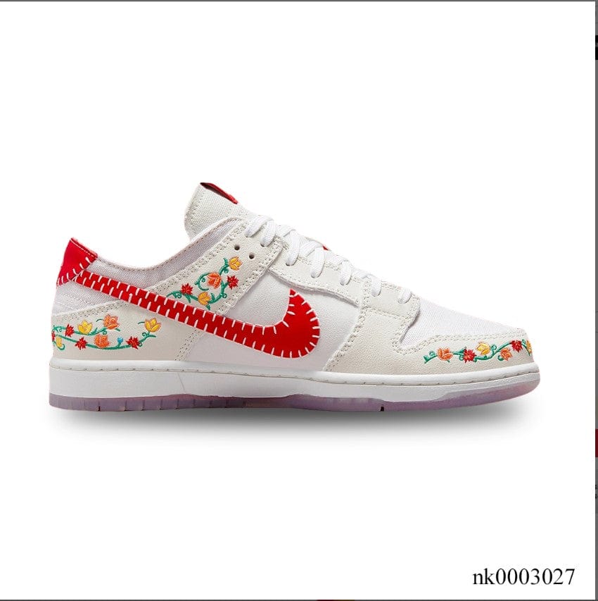 Nike SB Dunk Low Decon N7 Opti Yellow University Red Shoes Sneakers - Image 3