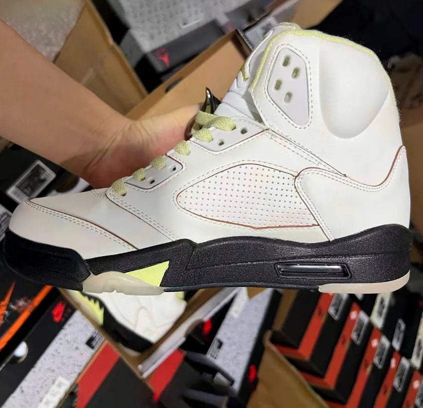 Air Jordan 5 Luminous Green Shoes Sneakers - Image 7