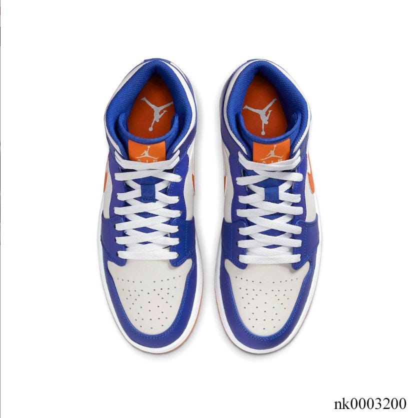 Air Jordan 1 Mid Knicks Shoes Sneakers - Image 4