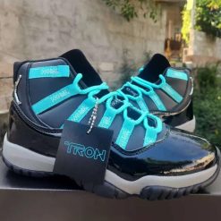 Alternative view of Air Jordan 11 Tron Legacy Shoes Sneaker