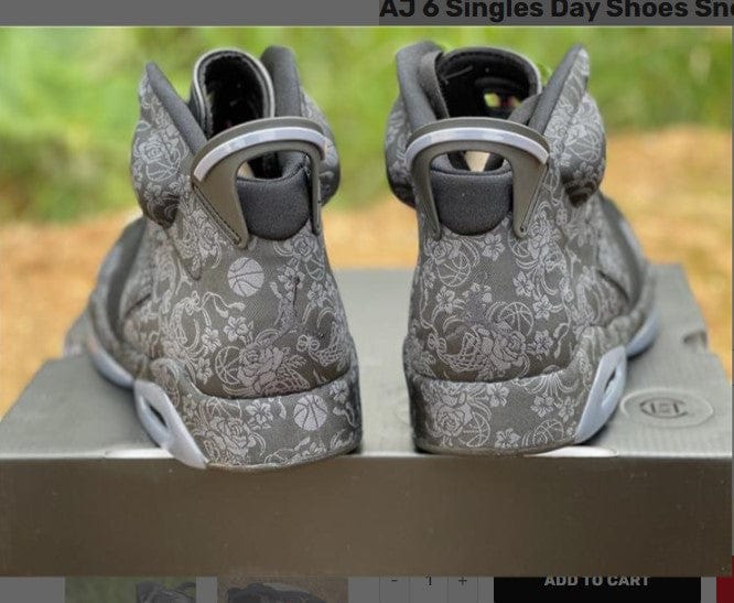 Air Jordan 6 Singles Day Shoes Sneakers - Image 5