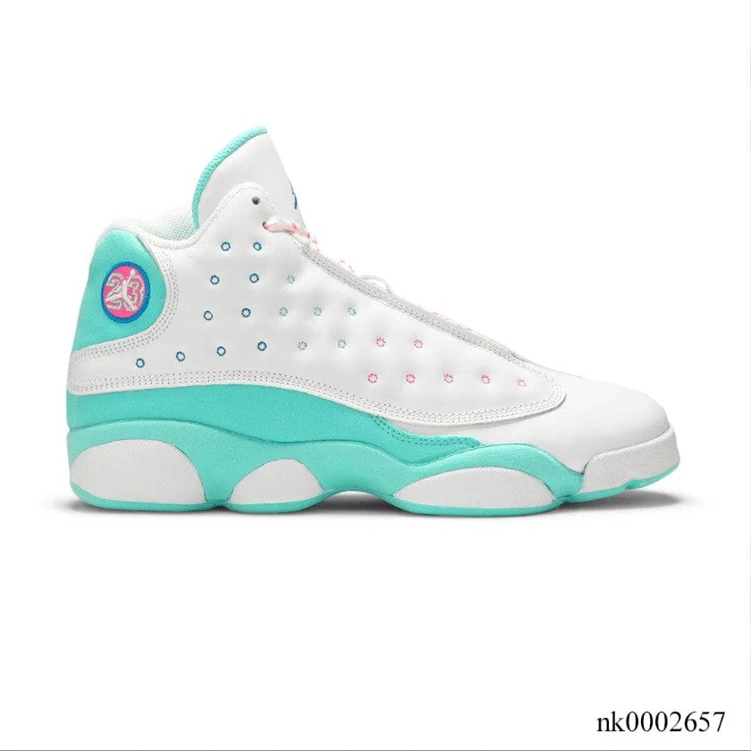 Alternative view of Air Jordan 13 Retro Aurora Green Shoes Sneakers