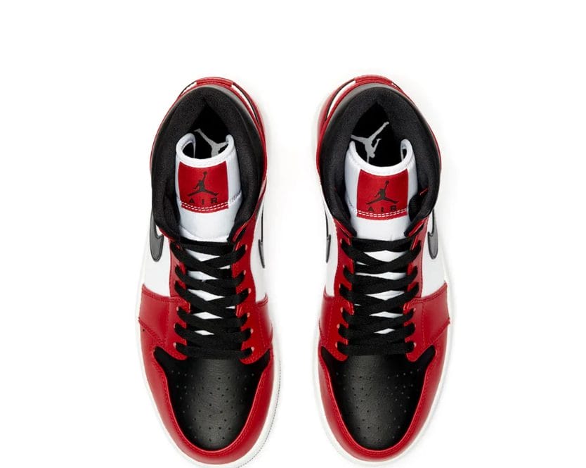 Air Jordan 1 Mid Chicago Toe Shoes Sneakers - Image 10