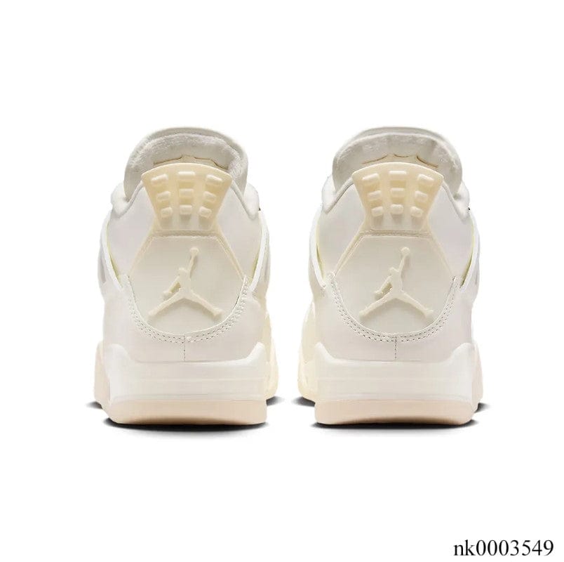 Air Jordan 4 Sail Metallic Gold Shoes Sneakers - Image 5
