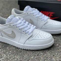 Alternative view of Air Jordan 1 Low OG Neutral Grey Shoes Sneakers