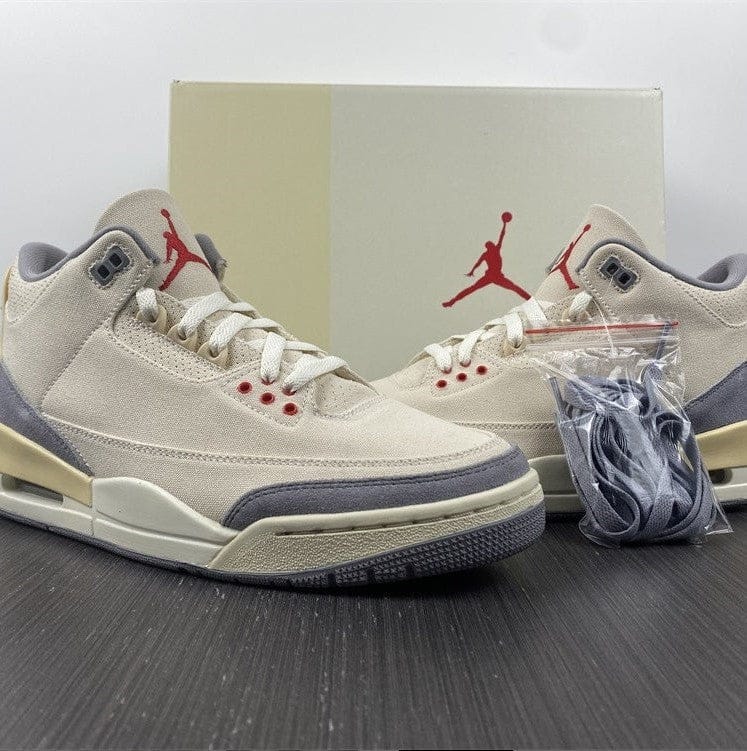 Alternative view of Air Jordan 3 Muslin Shoes Sneakers