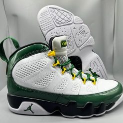 Alternative view of Air Jordan 9 PE Oregon Ducks Shoes Sneakers