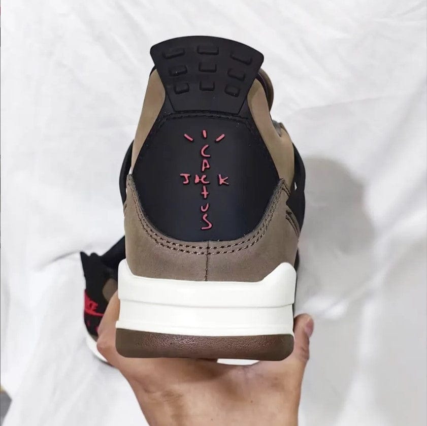 Travis Scott x Air Jordan 4 Olive Shoes Sneakers - Image 5