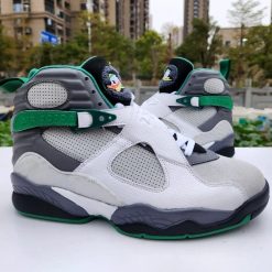 Alternative view of Air Jordan 8 Oregon PE Pure Platinum Shoes Sneakers