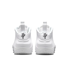 Alternative view of Air Foamposite One Triple White Shoes Sneakers