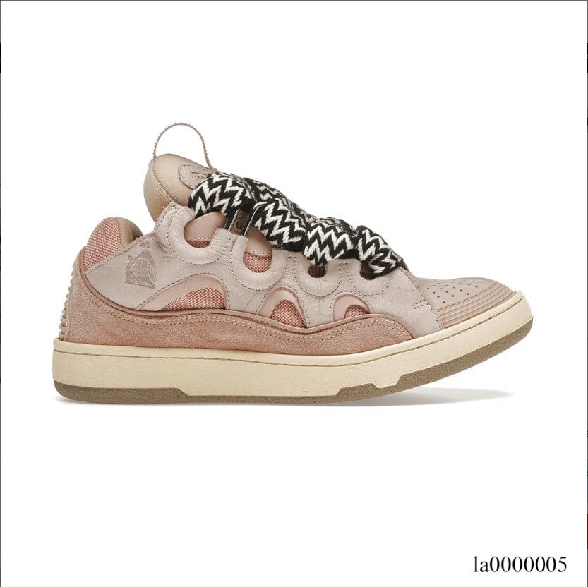 Alternative view of Lanvin Leather Curb Pink Shoes Sneakers – la0000005