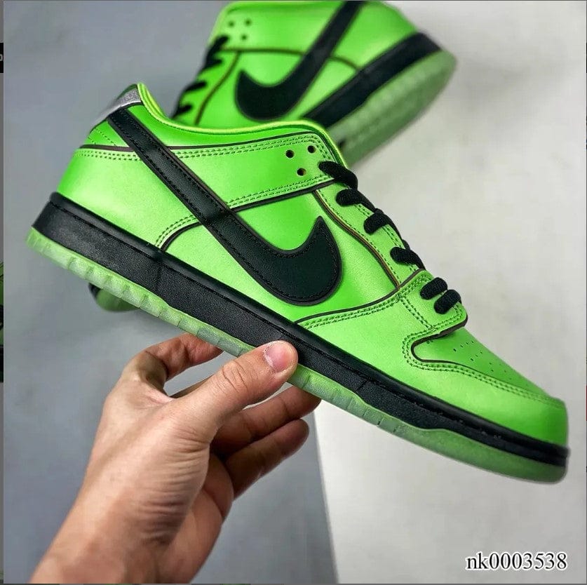 Alternative view of SB Dunk Low x Powerpuff Girls “Buttercup” Shoes Sneakers