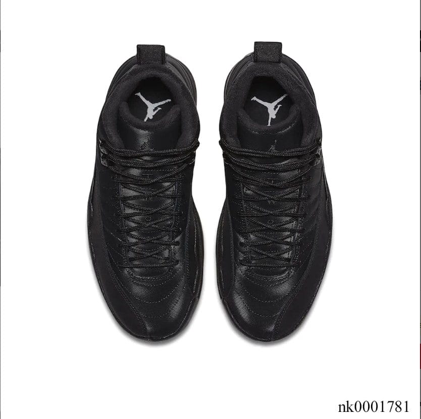 Air Jordan 12 Retro Winterized Triple Black Shoes Sneakers - Image 3