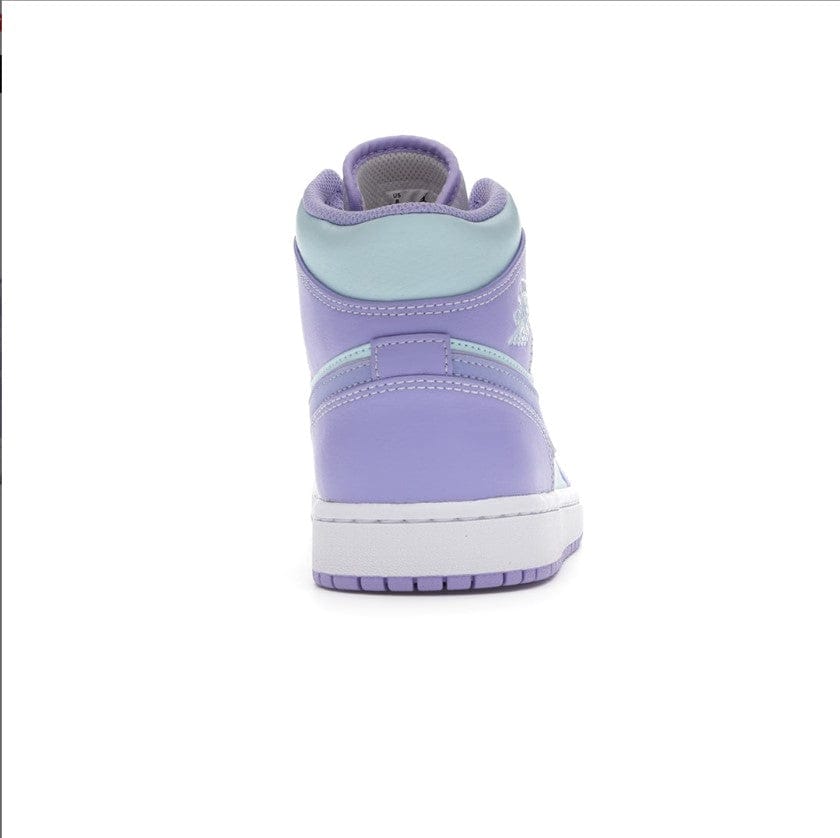 Air Jordan 1 Mid Purple Aqua Shoes Sneakers - Image 4