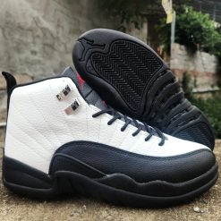 Alternative view of Air Jordan 12 Black Tongue Taxi Sample Shoes Sneakers