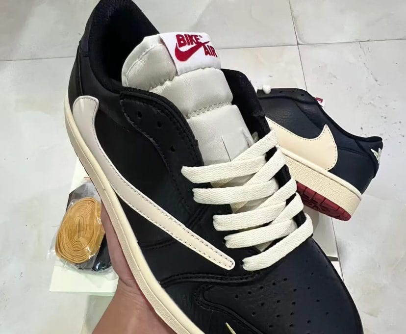 Nigel Sylvester x Travis Scott x Air Jordan 1 Low OG Shoes Sneakers - Image 9