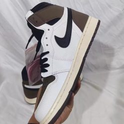 Alternative view of Travis Scott x AJ 1 High OG SP Reverse Mocha Shoes Sneakers