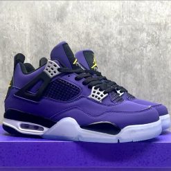 Alternative view of Air Jordan 4 Lakers Shoes Sneakers