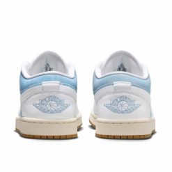 Alternative view of Air Jordan 1 Low Worn Blue Shoes Sneakers