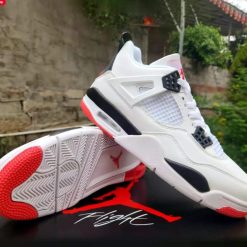 Alternative view of Air Jordan 4 Flight Club Shoes Sneakers
