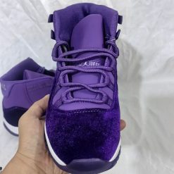 Alternative view of Air Jordan 11 Purple Rain Shoes Sneakers