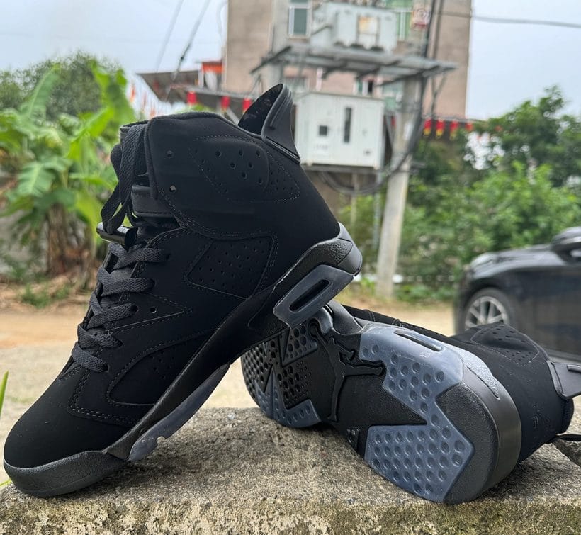 Air Jordan 6 Triple Black Shoes Sneakers - Image 3
