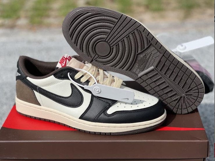 Travis Scott x Air Jordan 1 Low OG SP Dark Mocha Shoes Sneakers - Image 3