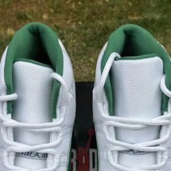 Alternative view of AJ 11 White Green Shoes Sneakers