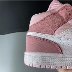 Alternative view of Air Jordan 1 Mid Digital Pink (W) Shoes Sneakers