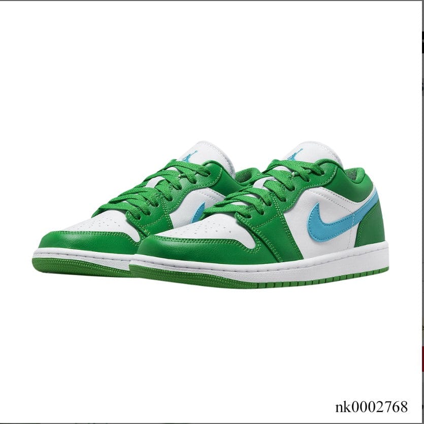 Alternative view of Air Jordan 1 Low Lucky Green Shoes Sneakers