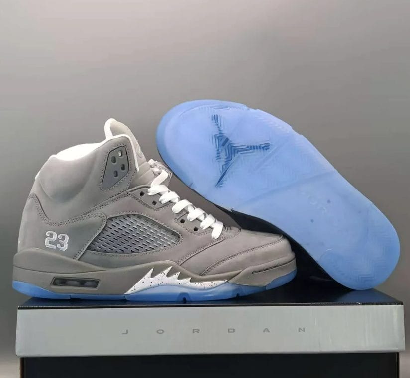 Air Jordan 5 Wolf Grey Shoes Sneakers - Image 3