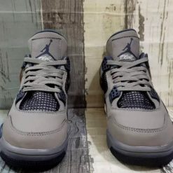 Alternative view of Air Jordan 4 Retro Cave Stone Shoes Sneakers